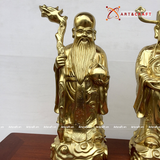  Quà Tặng Phong Thủy Tượng Phúc Lộc Thọ cao 55 cm 