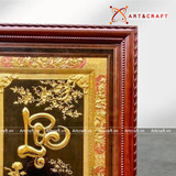  Quà Tặng Mẹ Tranh Chữ Lộc kích thước 88 x 128 cm mạ vàng 24k 