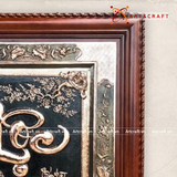  Quà Tặng Mẹ Tranh Chữ Lộc kích thước 81 x 107 cm đồng đỏ 