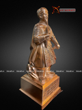  Quà Tặng Sếp Tượng Trần Hưng Đạo đồng đỏ cày nổi cao 50 cm 