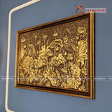  Quà Tặng Doanh Nghiệp Tranh Hoa Sen kích thước 70 x 110 cm 