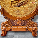  Quà Tặng Khai Trương Tranh đồng Thuận Buồm Xuôi Gió đường kính 26 cm cao 36 cm 