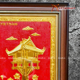  Quà Tặng Tranh Chùa Một Cột kích thước 40 x 55 cm 