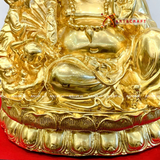  Quà Tặng Sếp Tượng Di Lặc cùng 5 em bé ngũ phúc dát vàng cao 25 cm 