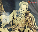  Quà Tặng Tranh Bác Hồ kích thước 1m2 x 1m 