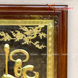  Quà Tặng Mẹ Tranh Chữ Lộc kích thước 55 x 81 cm 