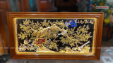  Quà Tặng Tranh Vinh Hoa Phú Quý dát tam khí kích thước 90 x 170 cm 