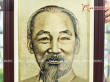  Quà Tặng Tranh Bác Hồ kích thước 40 x 60 cm 