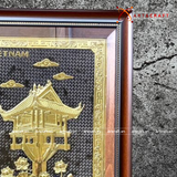  Quà Tặng Tranh Chùa Một Cột kích thước 50 x 70 cm 