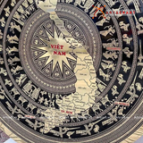  Quà Tặng Đối Tác Tranh Trống Đồng đường kính 81 cm 