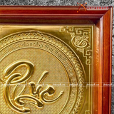  Quà Tặng Mẹ Tranh Chữ Phúc kích thước 68 x 68 cm mạ vàng 24k 