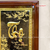  Quà Tặng Mẹ Tranh Chữ Thọ kích thước 55 x 81 cm 