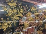  Quà Tặng Tranh Vinh Hoa Phú Quý đồng đỏ dát tam khí kích thước 230 x 120 cm 
