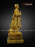 Quà Tặng Sếp Tượng Trần Hưng Đạo đồng vàng dát vàng kích thước 60 x 22 x 22,5cm 