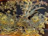  Quà Tặng Tranh Vinh Hoa Phú Quý đồng vàng kích thước 88 x 118 cm 