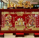  Quà Mừng Thọ Tranh Mừng Thọ kích thước 75 x 135 cm 