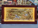  Quà Tân Gia Tranh đồng Mã Đáo Thành Công kích thước 170x90cm dát tam khí 