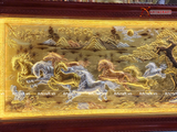 Quà Tân Gia Tranh đồng Mã Đáo Thành Công kích thước 170x90cm dát tam khí 