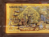  Quà Tân Gia Tranh đồng Cuội Nguồn Quê Hương kích thước 170x90cm dát tam khí 