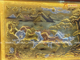  Quà Tân Gia Tranh đồng Mã Đáo Thành Công kích thước 115x75cm dát tam khí 