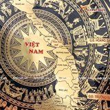  Nhân bản từ Quà Tặng Đối Tác Tranh Trống Đồng kích thước 90x90cm - Khung nhựa 