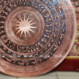  Quà Tặng Đối Tác Tranh Trống Đồng thủ công đường kính mặt trống 100cm 