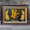  Quà Tặng Mẹ Tranh Chữ Lộc kích thước 38 x 54 cm dát vàng 
