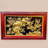 Quà Tặng Tranh Vinh Hoa Phú Quý mạ vàng 24k kích thước 88 x 155 cm