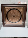  Quà Tặng Đối Tác Tranh Trống Đồng đồng đỏ kích thước 52 x 52 cm 