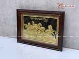  Quà Tân Gia Tranh đồng Mã Đáo Thành Công kích thước 36 x 25 cm mạ vàng 24K 