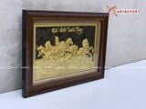  Quà Tân Gia Tranh đồng Mã Đáo Thành Công kích thước 36 x 25 cm mạ vàng 24K 