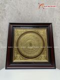  Quà Tặng Đối Tác Tranh Trống Đồng kích thước 55 x 55 cm mạ vàng 14K 