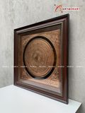  Quà Tặng Đối Tác Tranh Trống Đồng đồng đỏ kích thước 52 x 52 cm 