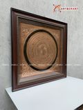  Quà Tặng Đối Tác Tranh Trống Đồng đồng đỏ kích thước 52 x 52 cm 