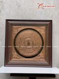  Quà Tặng Đối Tác Tranh Trống Đồng đồng đỏ kích thước 52 x 52 cm 