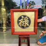  Quà Tặng Mẹ Tranh Chữ Lộc kích thước 60 x 60 cm 