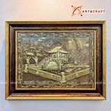  Quà Tặng Tranh Chùa Một Cột kích thước 40 x 50 cm 