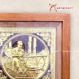  Quà Tặng Tranh Bác Hồ kích thước 38 x 38 cm 