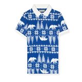  Áo Polo Smart Cotton Họa Tiết Cây Thông - A025 