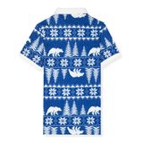  Áo Polo Smart Cotton Họa Tiết Cây Thông - A025 