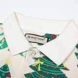  Áo Polo Smart Cotton Họa Tiết Cây Thông - A025 