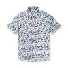 Áo Sơ Mi Nam Tay Ngắn Họa tiết hoa lá Form Regular Fit, Vải Cotton - SMN37