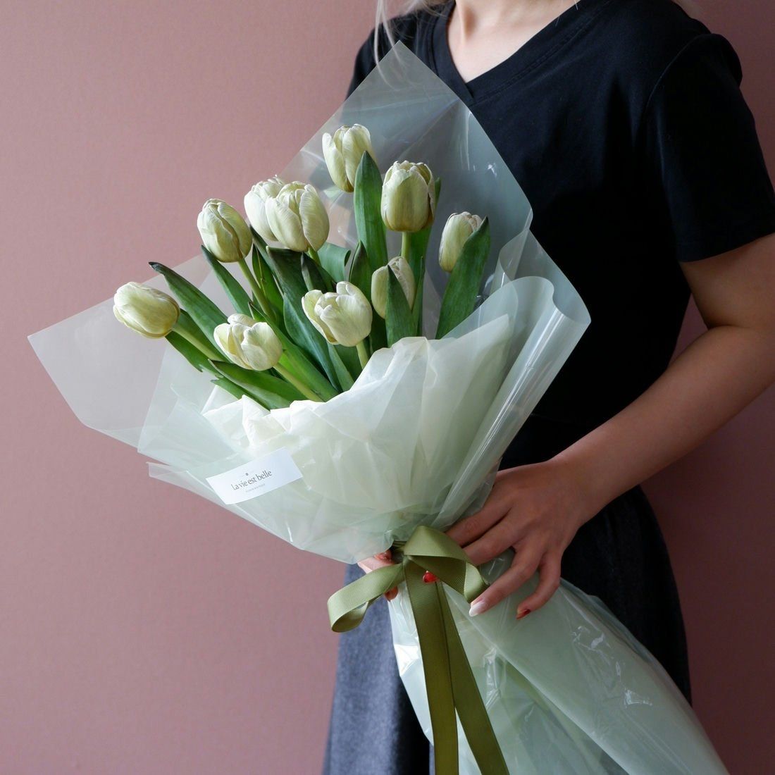 Green tea tulip