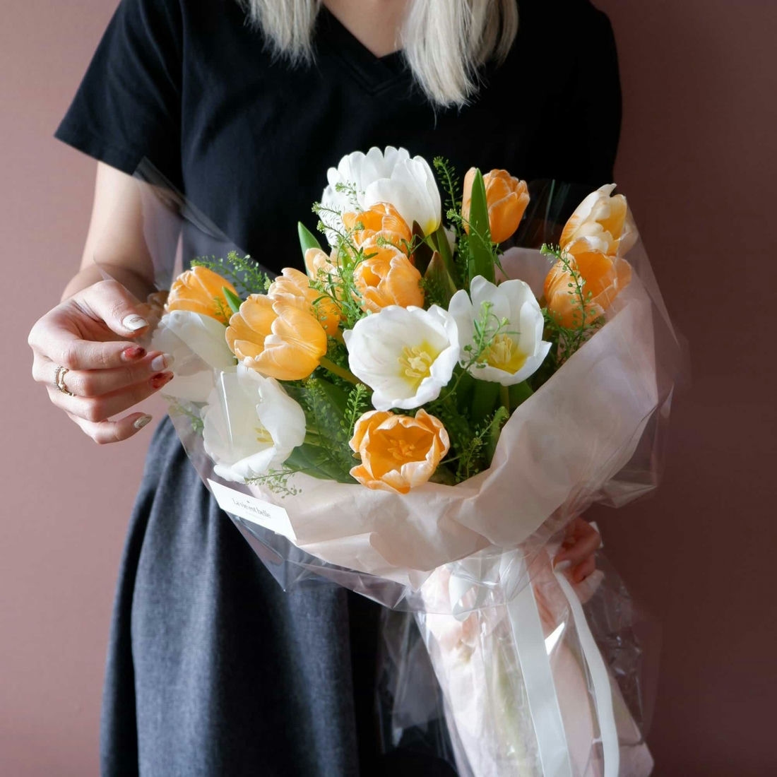 Orange & White