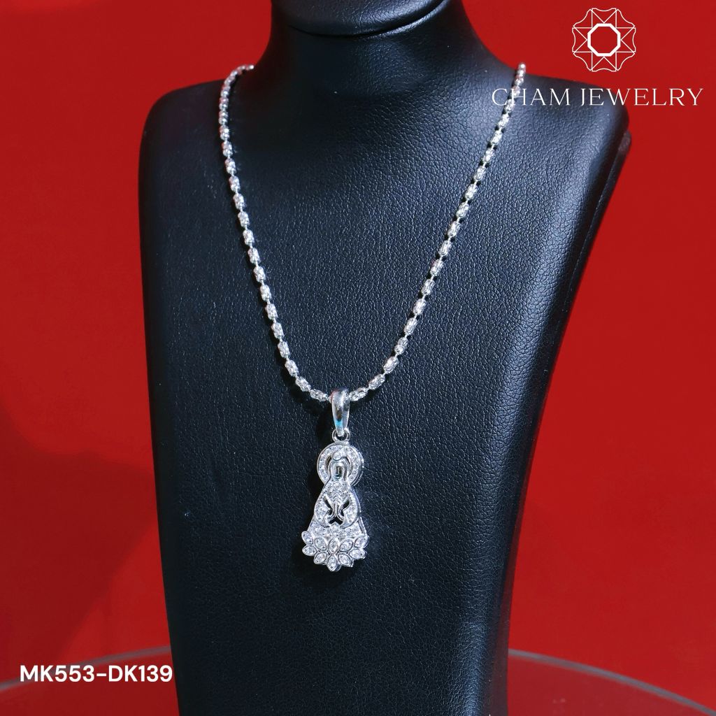Dây Chuyền MK553-DK139 45CM CHAM JEWELRY, Mặt Phật Bà.