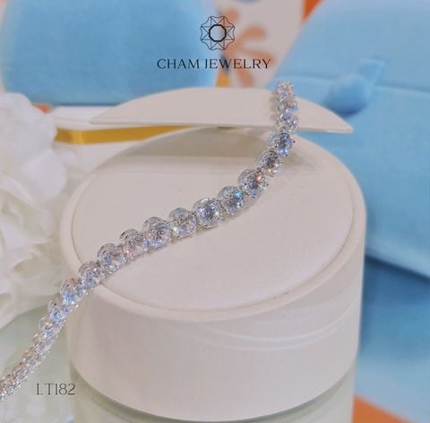 Lắc Tay LT182 CHAM JEWELRY, Full Đá  (Barcode CSHL11).