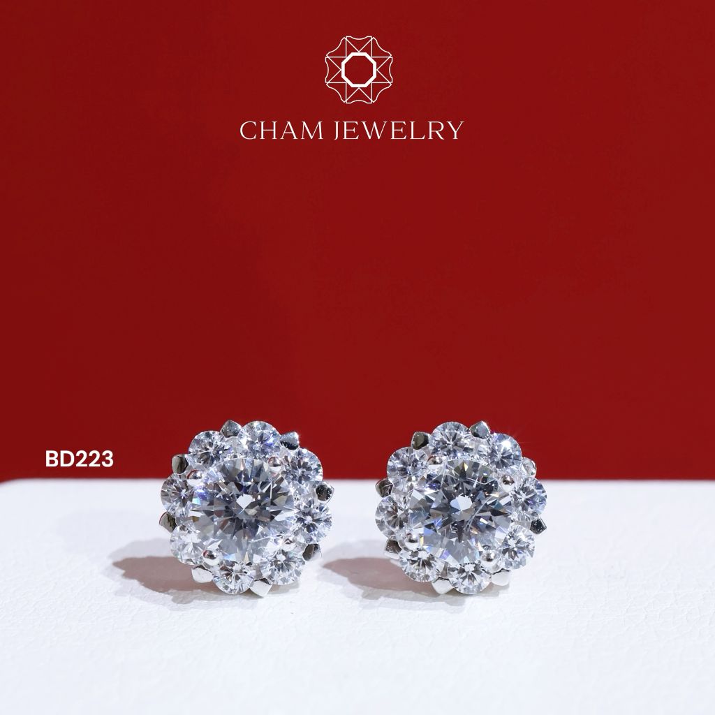 Hoa Tai BD223 CHAM JEWELRY, Chủ 5.0mm (Barcode TBD1215).