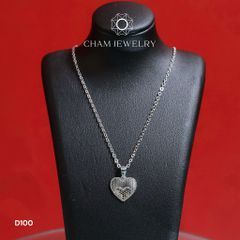 Dây Chuyền D100CHAM JEWELRY, Dây Tim ( Barcode CCTLM07)