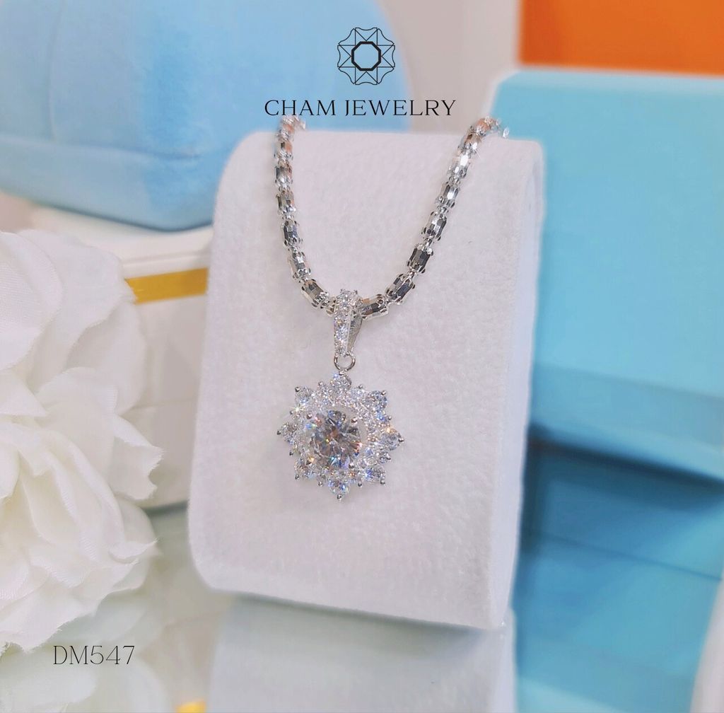 Dây Chuyền MK547-DK09 45cm CHAM JEWELRY, Chủ 8.0mm.