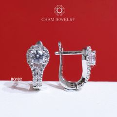 Hoa Tai CHAM JEWELRY BG182, Chủ 4.5mm (Barcode TBG239).